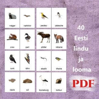 40 Eesti lindu ja looma - fail